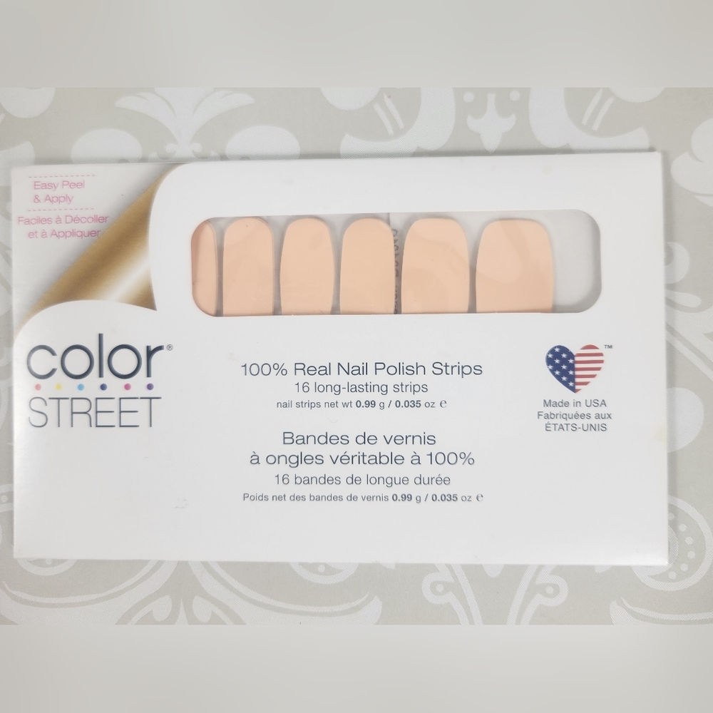 Unopened Color Street Peach 'Havana Honey' Nail Polish Strips